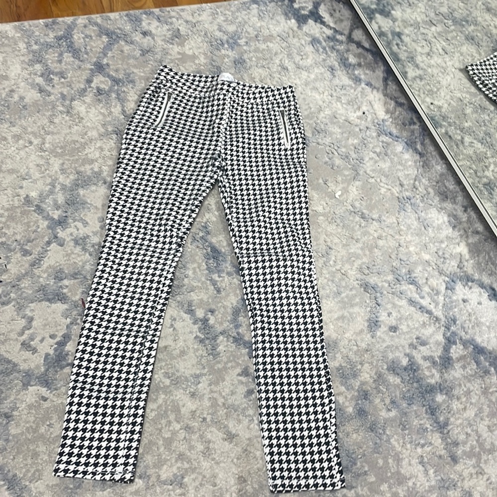 Girls dogtooth pants